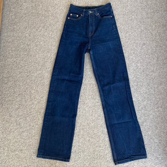 Dr Denim High Waisted Dark Jeans - Picture 6 of 8